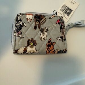 Vera Bradley Quilted Dog Print Wallet